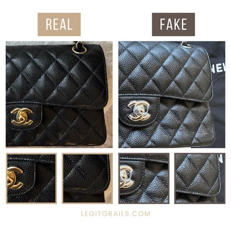 chanel chain bag fake|how to tell a genuine Chanel bag.